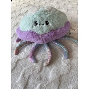 Squishable Jellyfish II Plush Toy Stuffed Animal Aqua Purple Iridescent